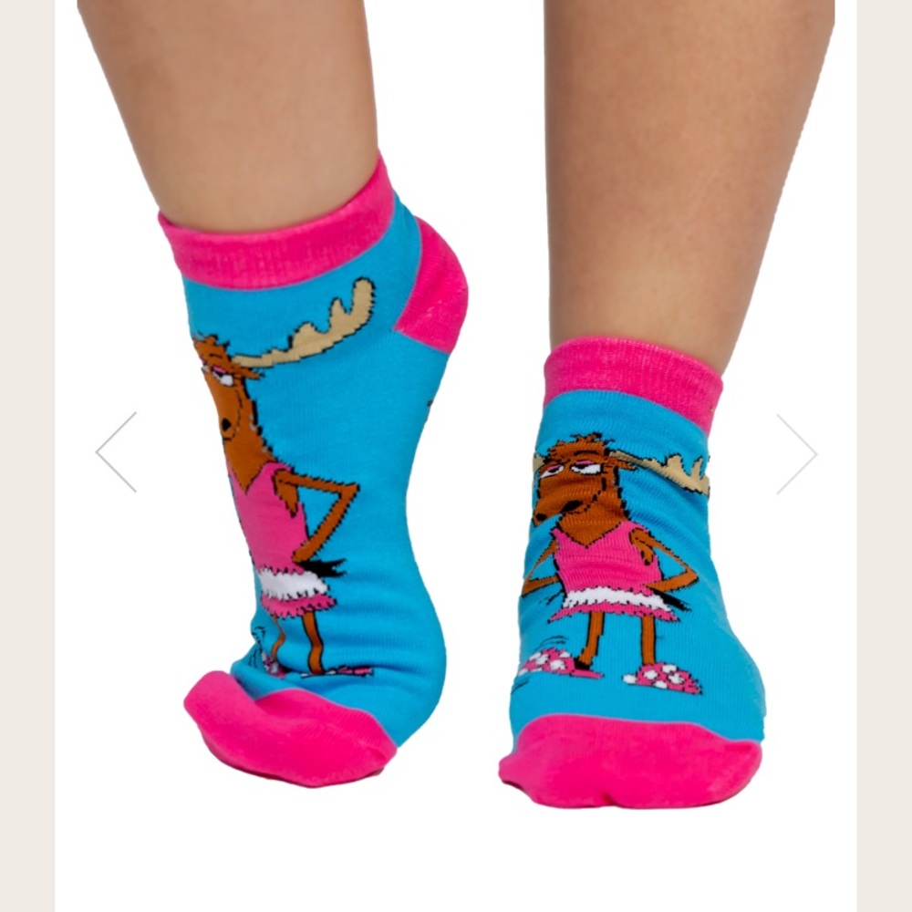 Lazy one moose socks